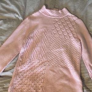 pink Tabit knit sweater